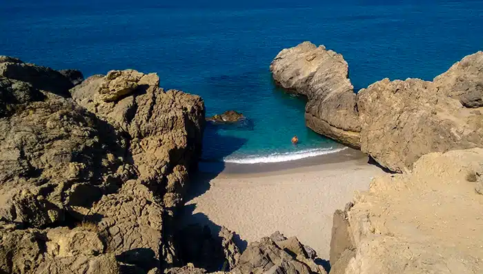 Klisidi beach Kréta krétakalauz