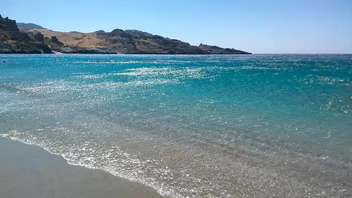 damnoni kréta krétakalauz Damnoni beach